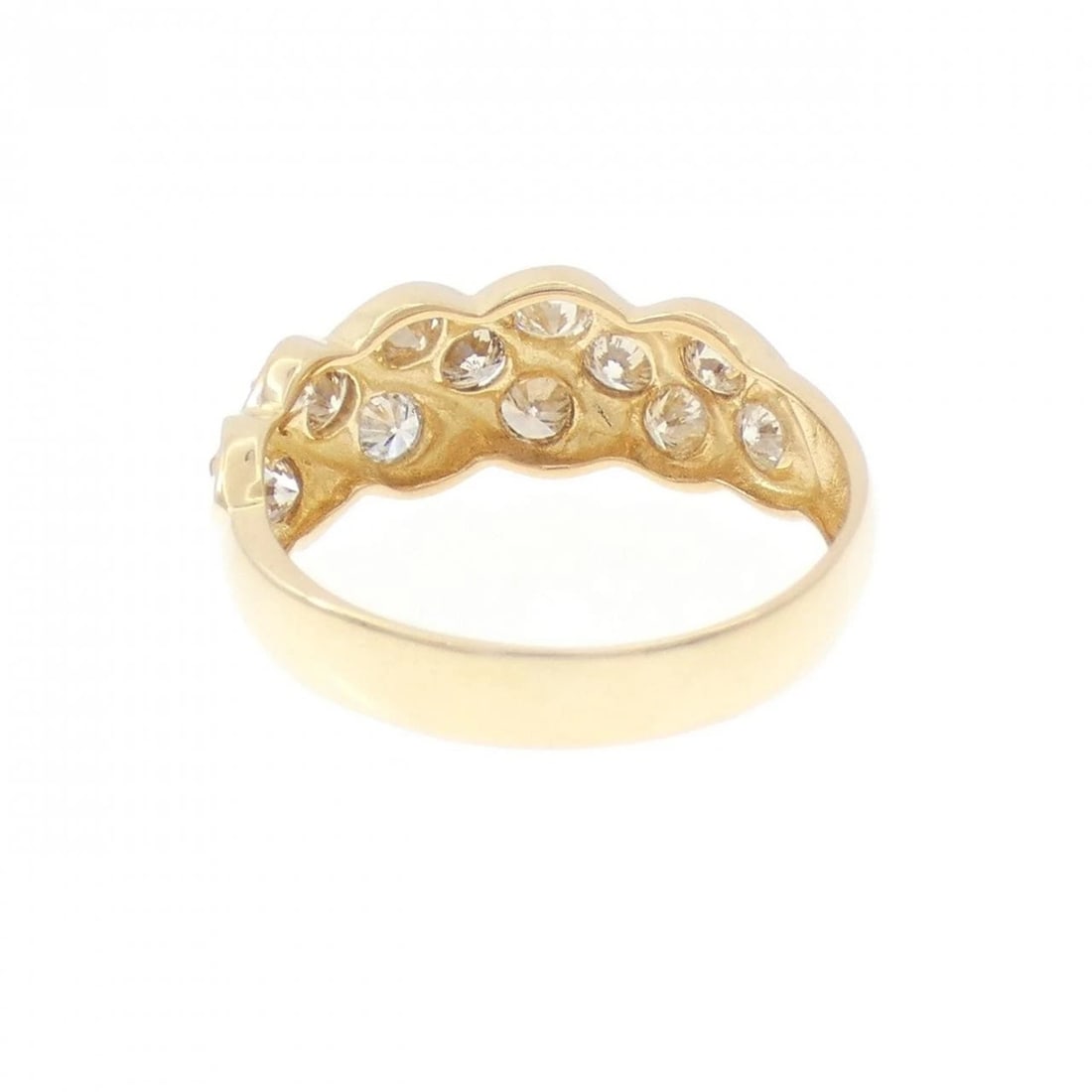 K18YG DIAMOND RING - 3