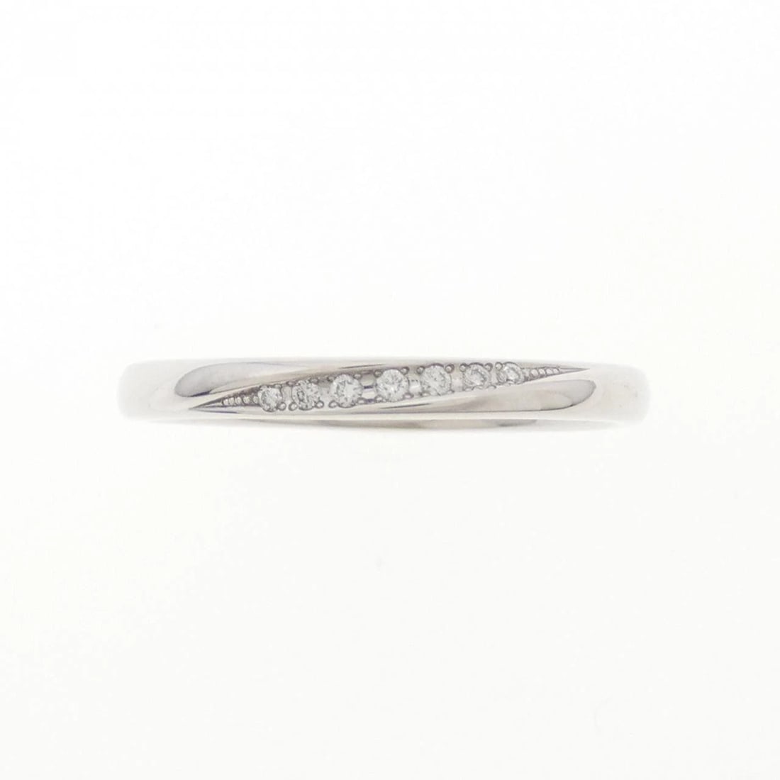 K18WG DIAMOND RING - 2