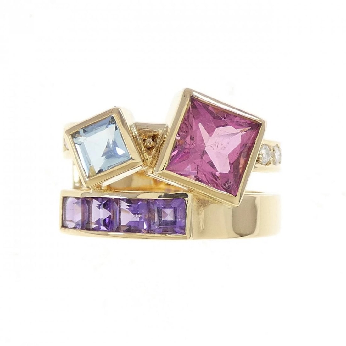 TASAKI COLOR STONE RING - 2