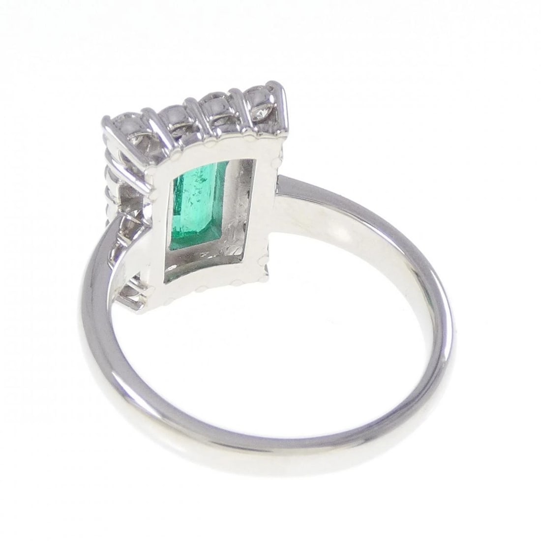 PT900 EMERALD RING - 3