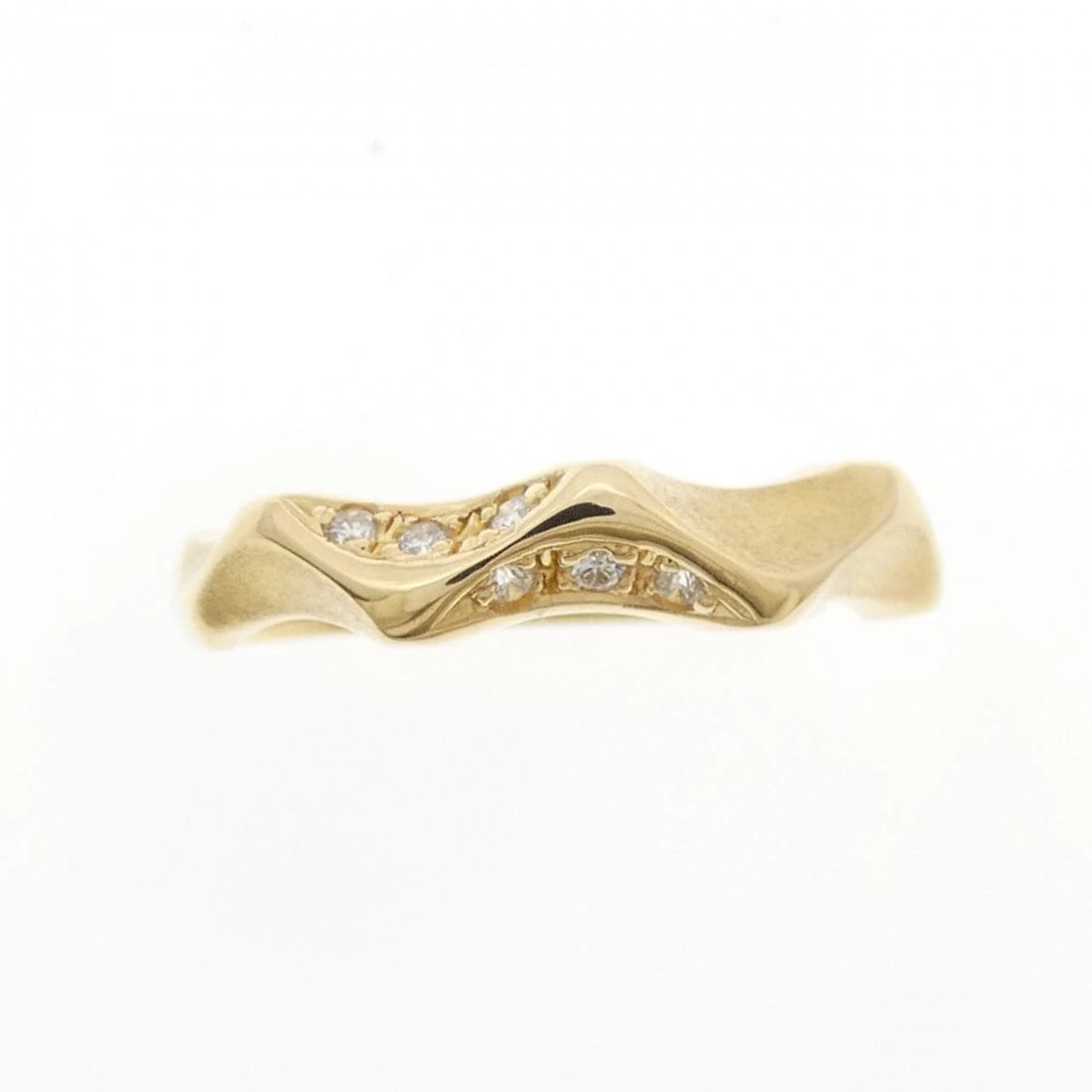 K18YG DIAMOND RING - 2