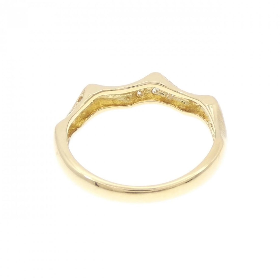 K18YG DIAMOND RING - 3