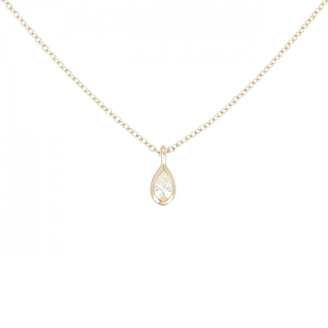 TIFFANY & CO. BY THE YARD NECKLACE: Tiffany & Co. By the Yard Necklace Brand: Tiffany Type: Necklace Material: 750 Pink Gold, Main Stone/Creation Natural Color: Pink Gold Size: 41cmActualSize Pendant top H x W: 9.3mmx4.1mm Chain