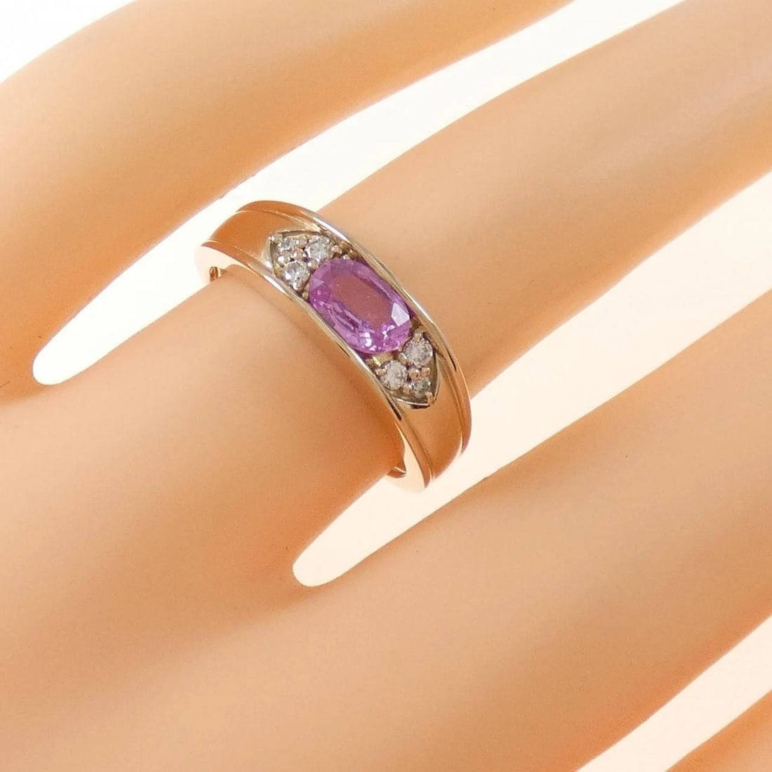 K18PG SAPPHIRE RING - 4