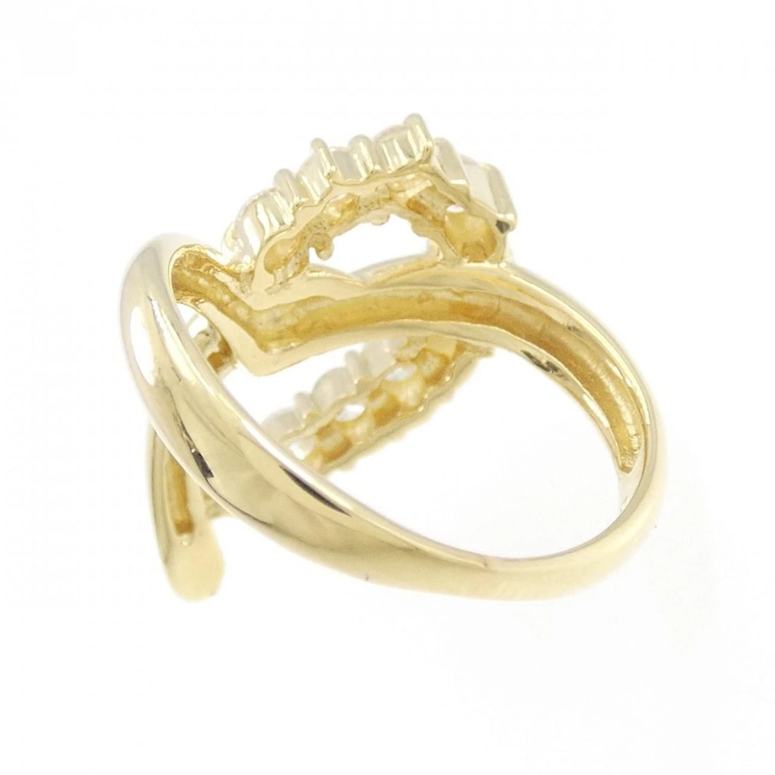 K18YG DIAMOND RING - 3