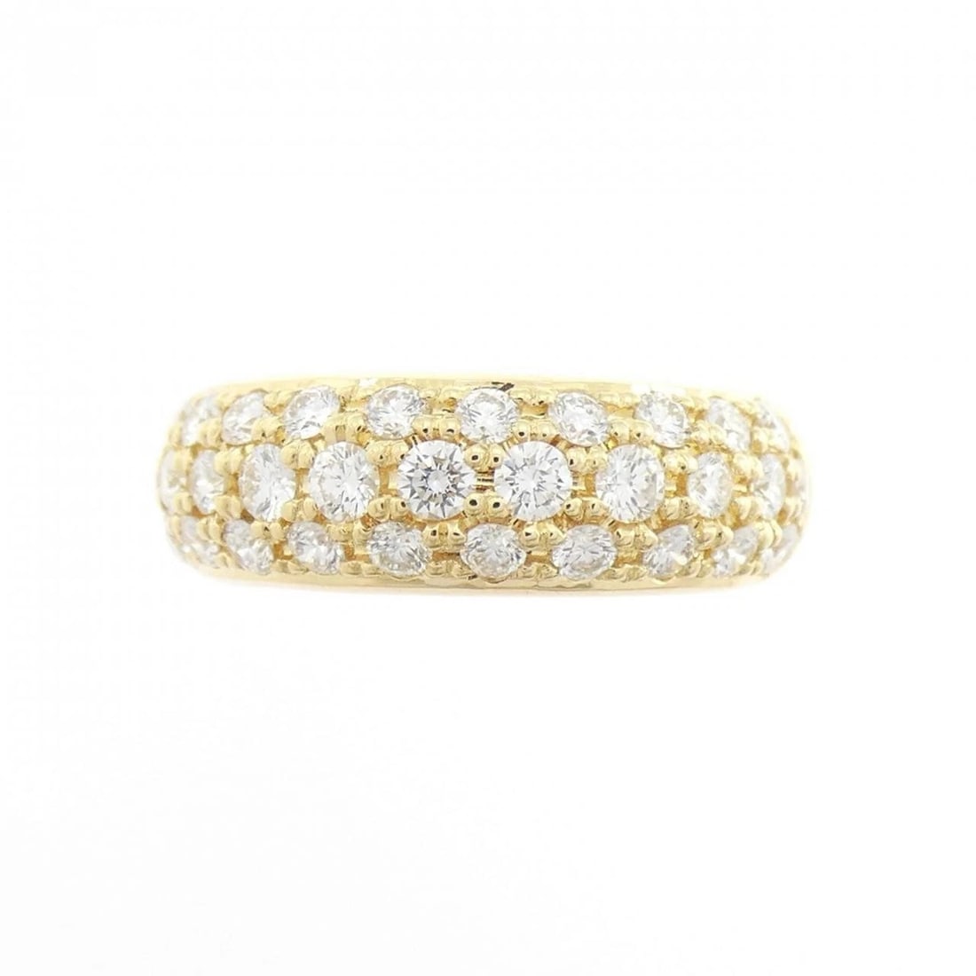 K18YG DIAMOND RING - 2