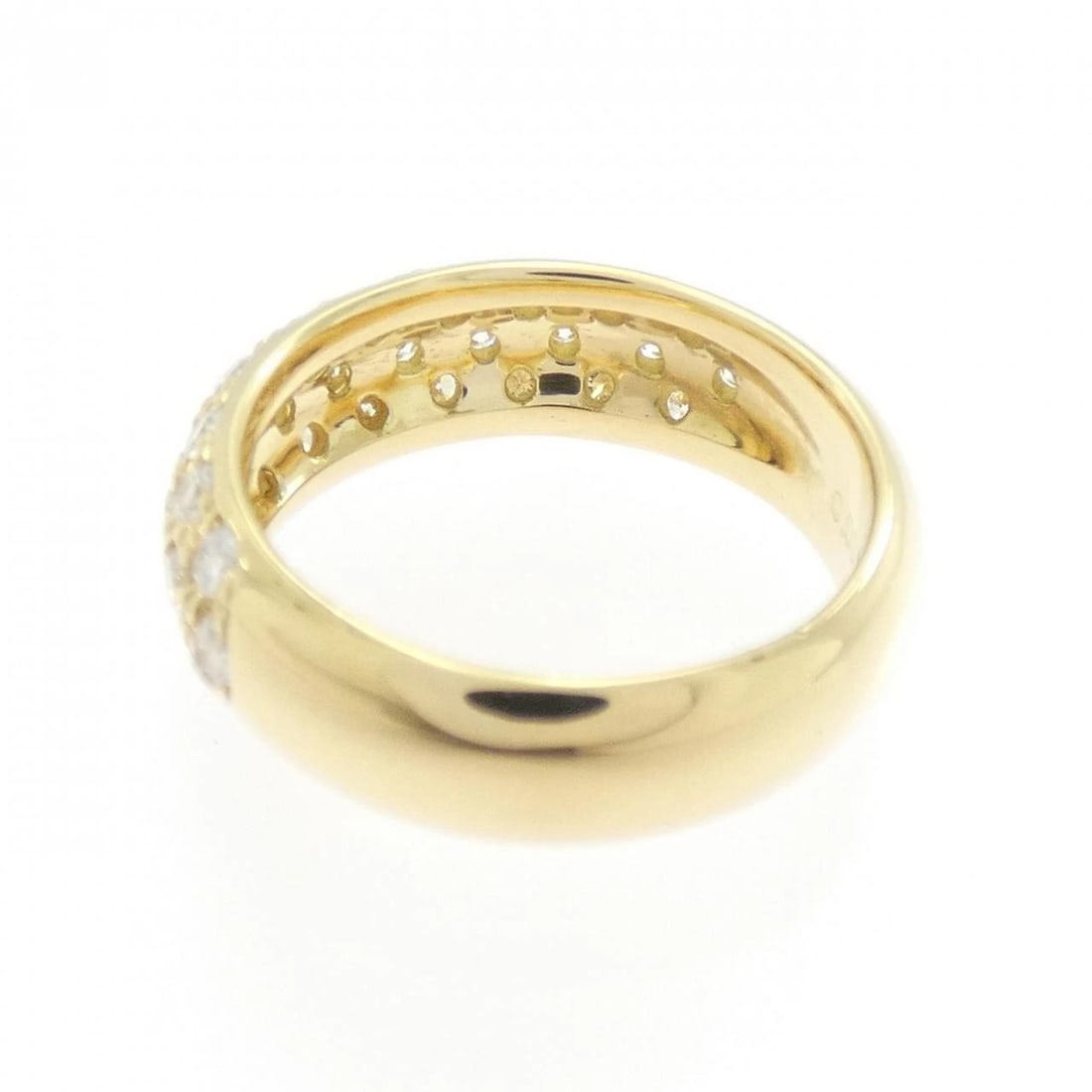 K18YG DIAMOND RING - 3