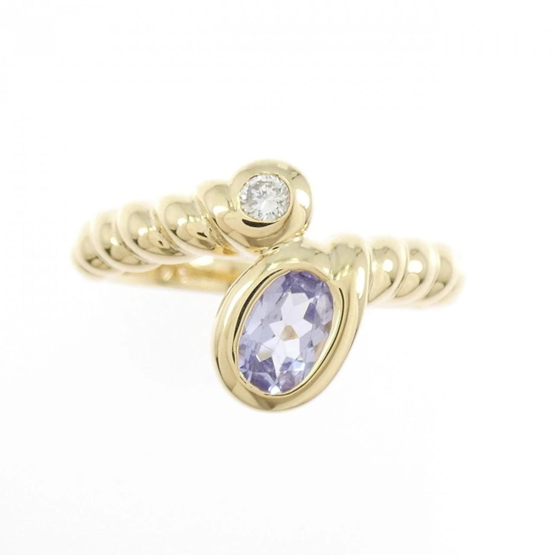 K18YG TANZANITE RING - 2