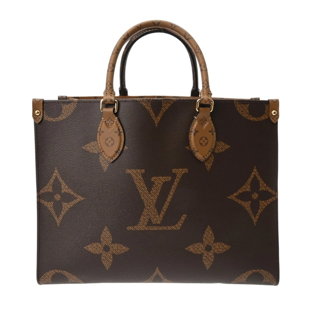LOUIS VUITTON ON THE GO MM MONOGRAM GIANT HANDBAG (1 of 10)