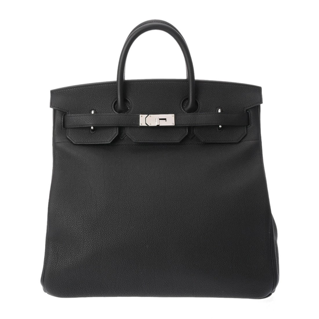 HERMES HAUT A COURROIES 40 TOGO BLACK HANDBAG HANDBAG: HERMES HAUT A COURROIES 40 Togo black Handbag Handbag Brand: HERMES Type: Handbag Material: Togo Color: black × SilverMetal Size: H:about 13.8inch W:about 15.7inch D:about 8.7inch Accessories: N