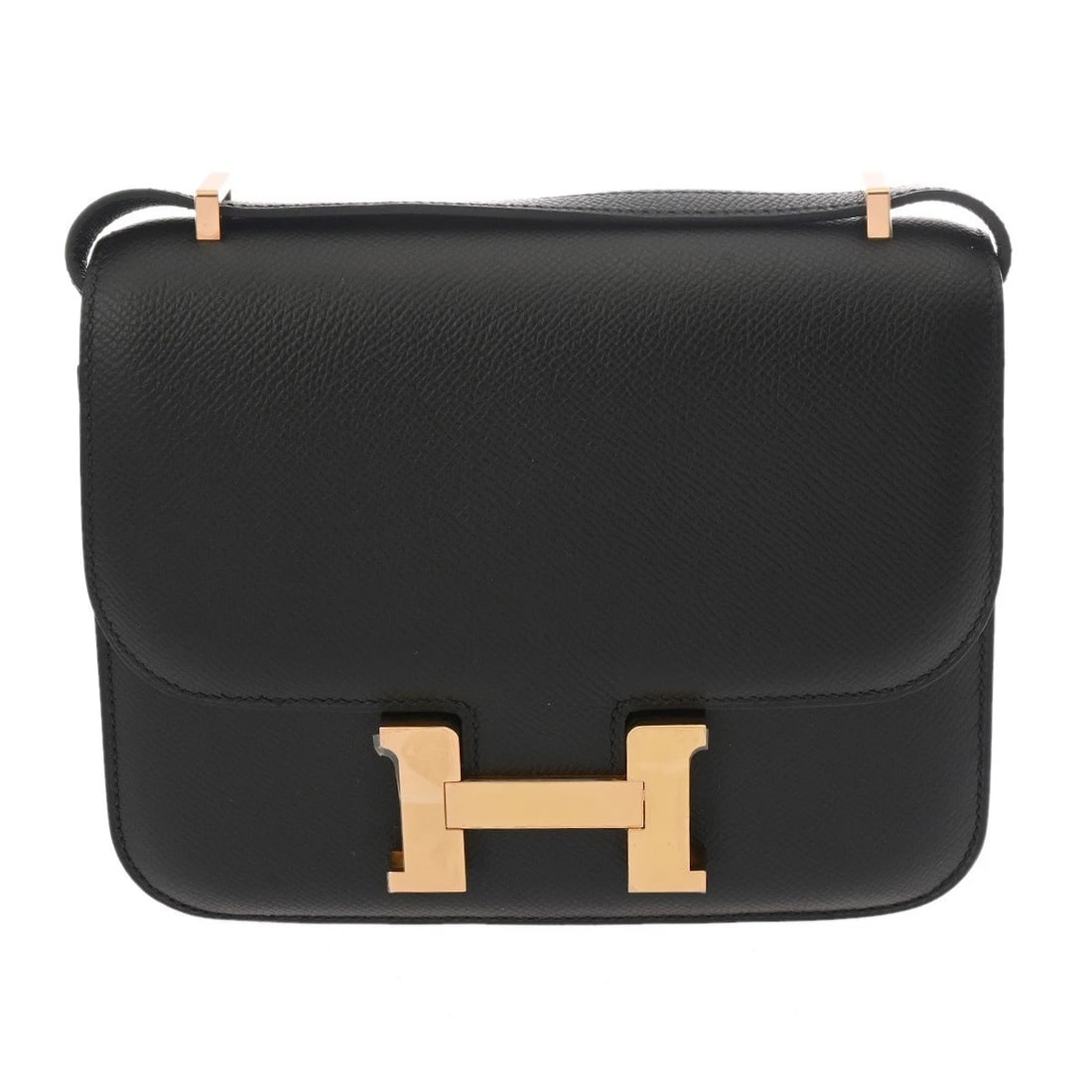 HERMES CONSTANCE 3 18 MIROIR VEAU EPSOM BLACK SHOULDER BAG SHOULDER BAG (1 of 8)