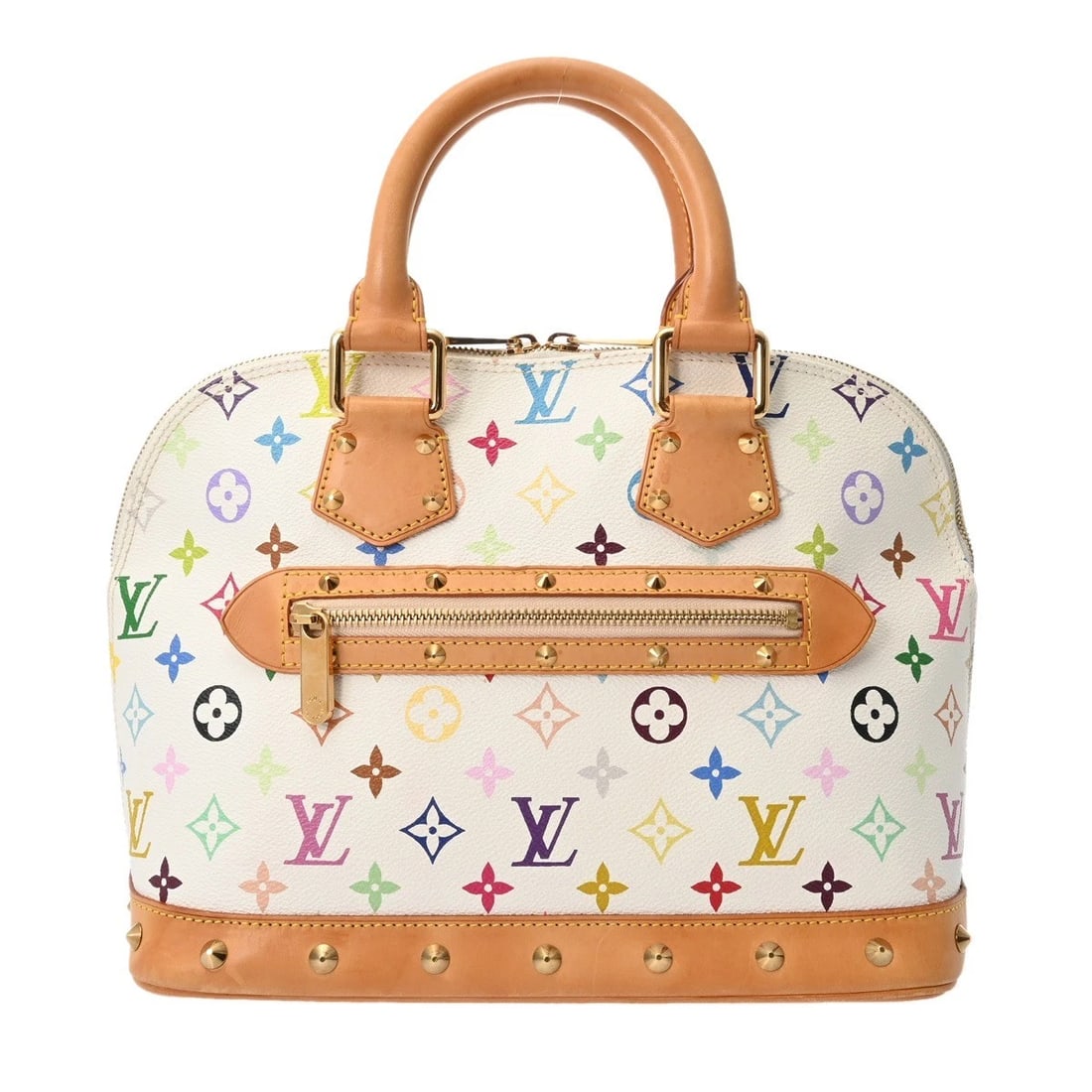 LOUIS VUITTON ALMA PM MONOGRAM MULTICOLOR HANDBAG (1 of 8)