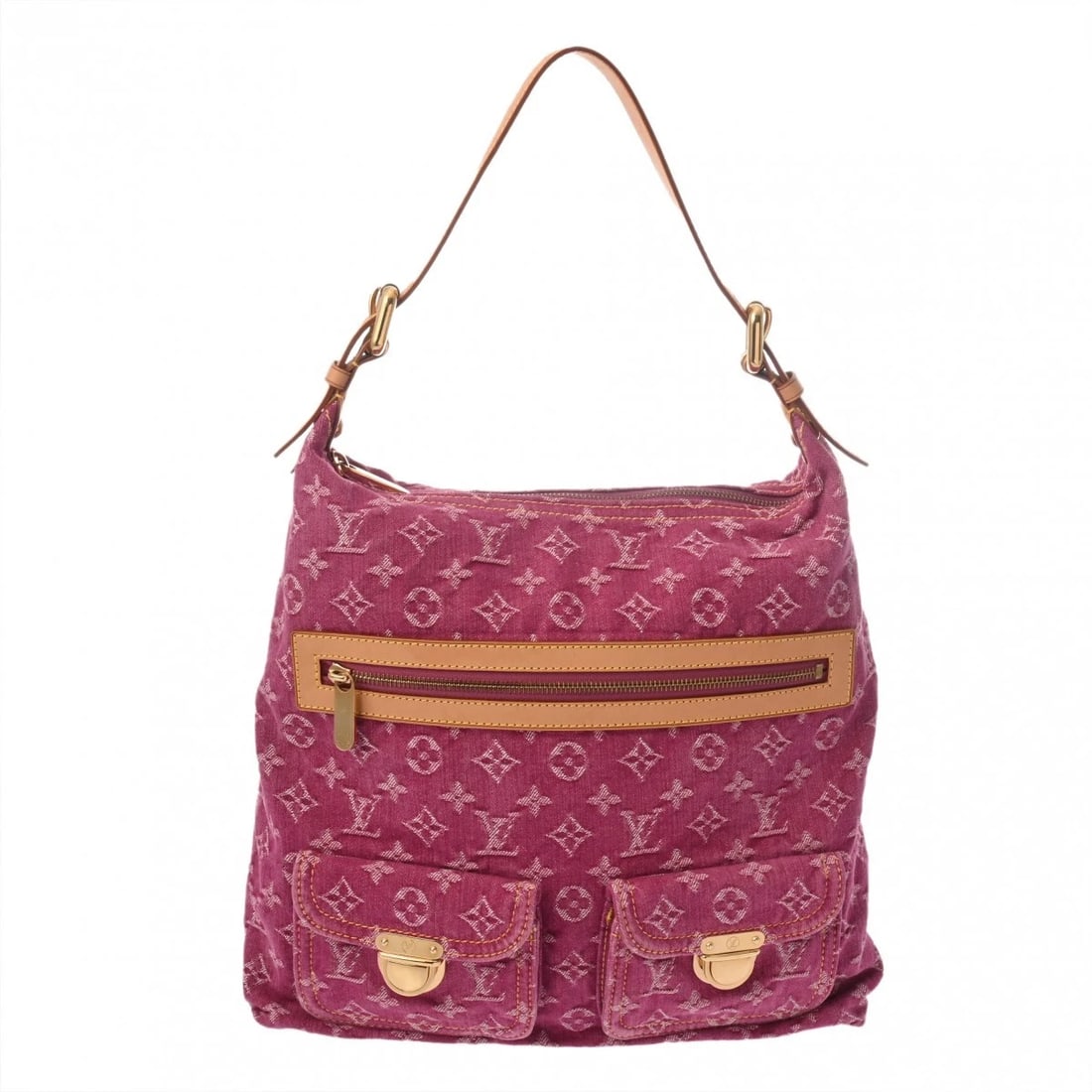 LOUIS VUITTON BUGGY GM MONOGRAM DENIM MONOGRAM DENIM FUCHSIA SH... SHOULDER BAG: LOUIS VUITTON Buggy GM Monogram denim Monogram denim Fuchsia Sh... Shoulder Bag Brand: LOUIS VUITTON Type: Shoulder Bag Material: Monogram denim Color: Fuchsia Size: H:about 12.4inch W:about 12.8i