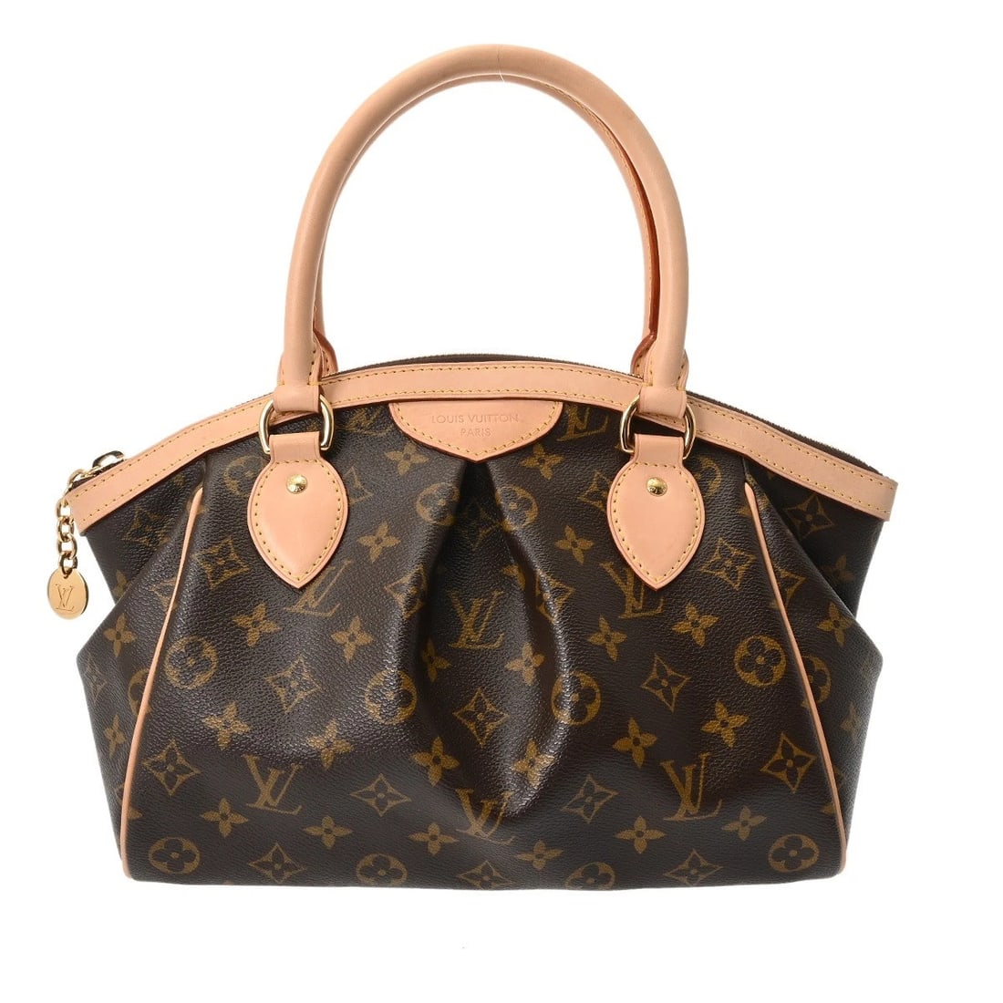 LOUIS VUITTON TIVOLI PM MONOGRAM CANVAS BROWN HANDBAG HANDBAG (1 of 9)