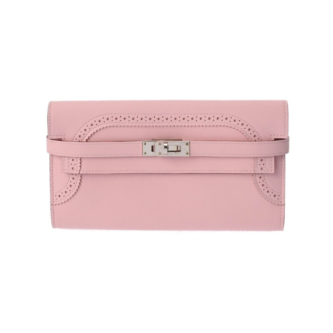 HERMES KELLY WALLET LONG GILLIES VAUX SWIFT ROSE CHERRY PURSE PURSE: HERMES Kelly Wallet Long Gillies Vaux Swift Rose cherry Purse Purse Brand: HERMES Type: Purse Material: Vaux Swift Color: Rose cherry × SilverMetal Size: H:about 4.3inch W:about 7.9inch 