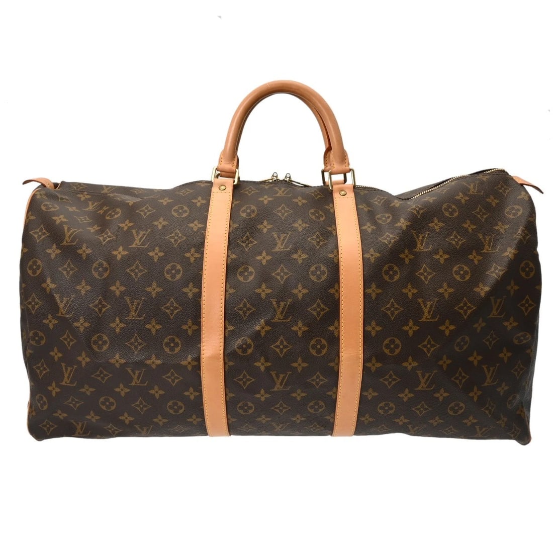 LOUIS VUITTON KIEPOL 60 MONOGRAM CANVAS BROWN UNISEX BOSTON BAG BOSTON BAG: LOUIS VUITTON Kiepol 60 Monogram canvas Brown unisex Boston bag Boston bag Brand: LOUIS VUITTON Type: Boston bag Material: Monogram canvas Color: Brown Size: H:about 13.0inch W:about 23.2inch