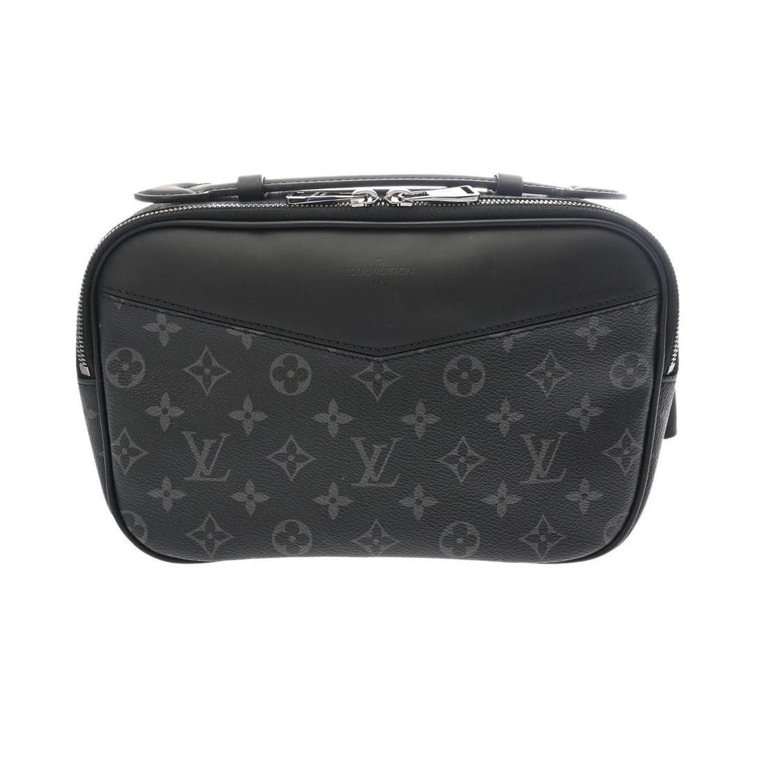 LOUIS VUITTON BUM BAG MONOGRAM ECLIPSE MONOGRAM BODY BAG: LOUIS VUITTON Bum bag Monogram Eclipse Monogram body bag Brand: LOUIS VUITTON Type: body bag Material: Monogram canvas Color: black Size: H:about 6.7inch W:about 10.4inch D:about 2.8inch (Bottom)