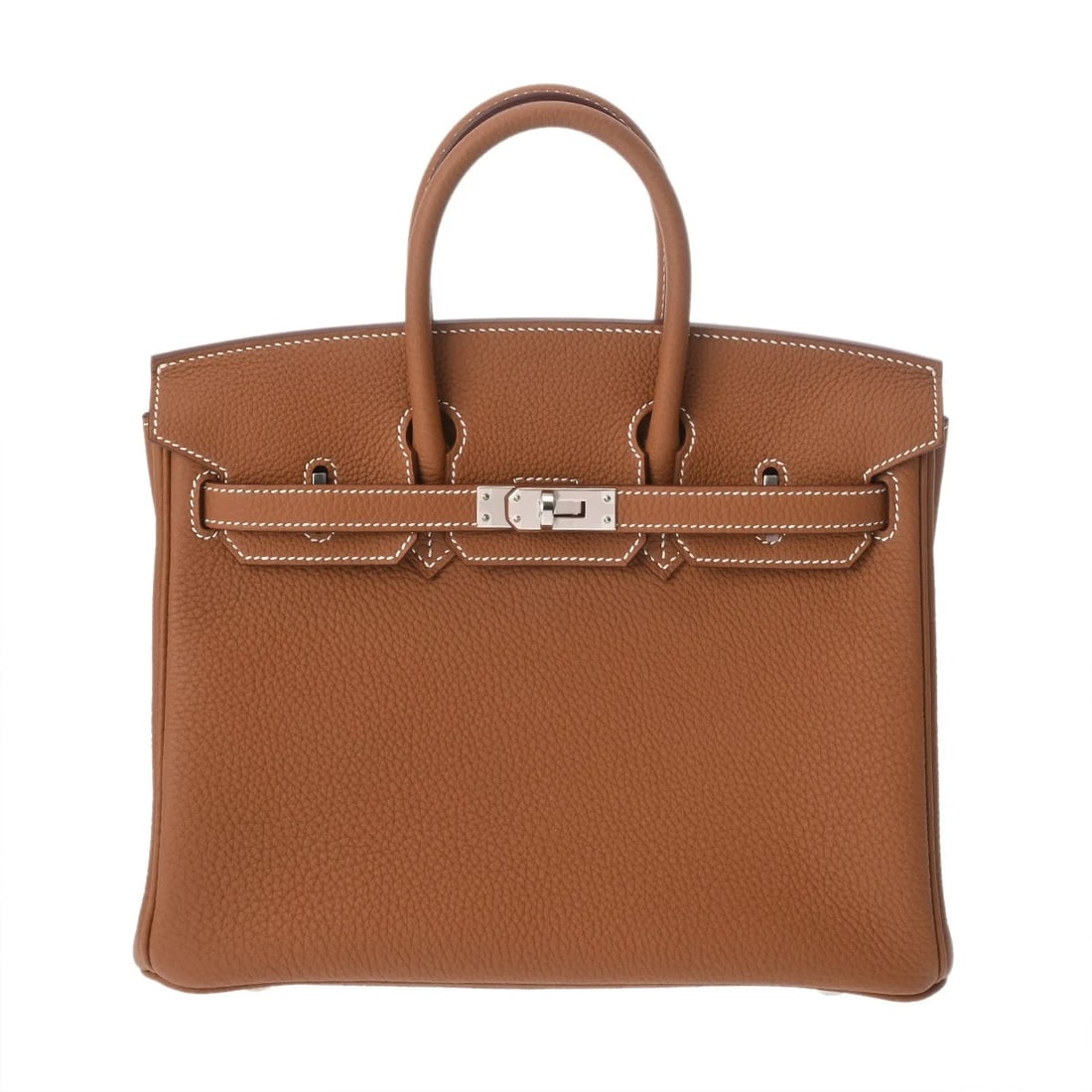 HERMES BIRKIN 25 TOGO GOLD HANDBAG HANDBAG (1 of 9)