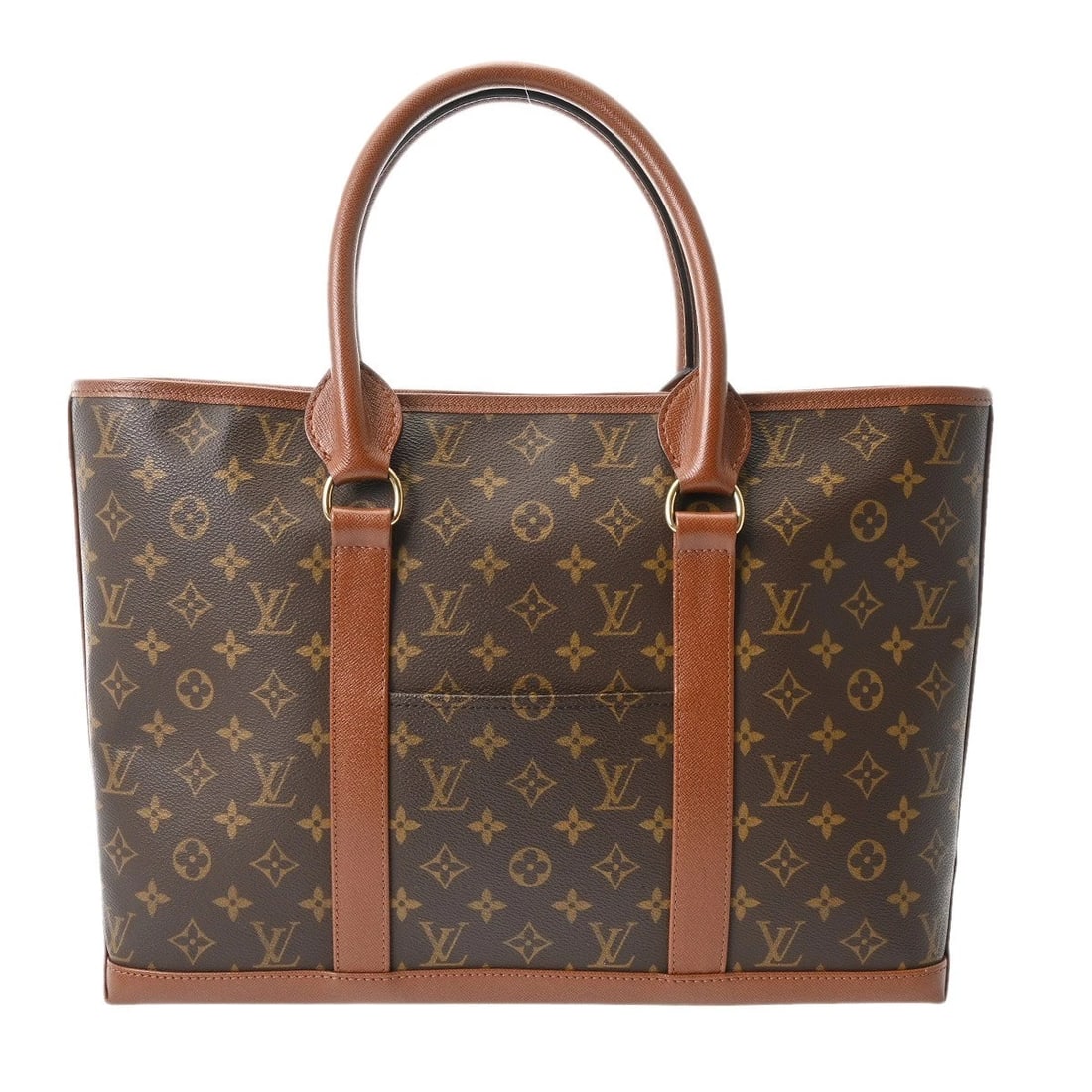 LOUIS VUITTON WEEKEND PM SPECIAL ORDER MONOGRAM TOTE BAG: LOUIS VUITTON Weekend PM Special Order Monogram Tote Bag Brand: LOUIS VUITTON Type: Tote Bag Material: Monogram canvas Color: Brown Size: H:about 11.8inch W:about 16.1inch (Bottom) D:about