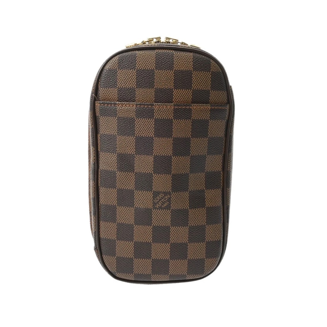 LOUIS VUITTON POCHETTE GANGE SP ORDER DAMIER POUCH: LOUIS VUITTON Pochette Gange SP order Damier Pouch Brand: LOUIS VUITTON Type: Pouch Material: Damier canvas Color: Brown Size: H:about 8.9inch W:about 4.9inch D:about 2.0inch Shoulder:about 46.1in
