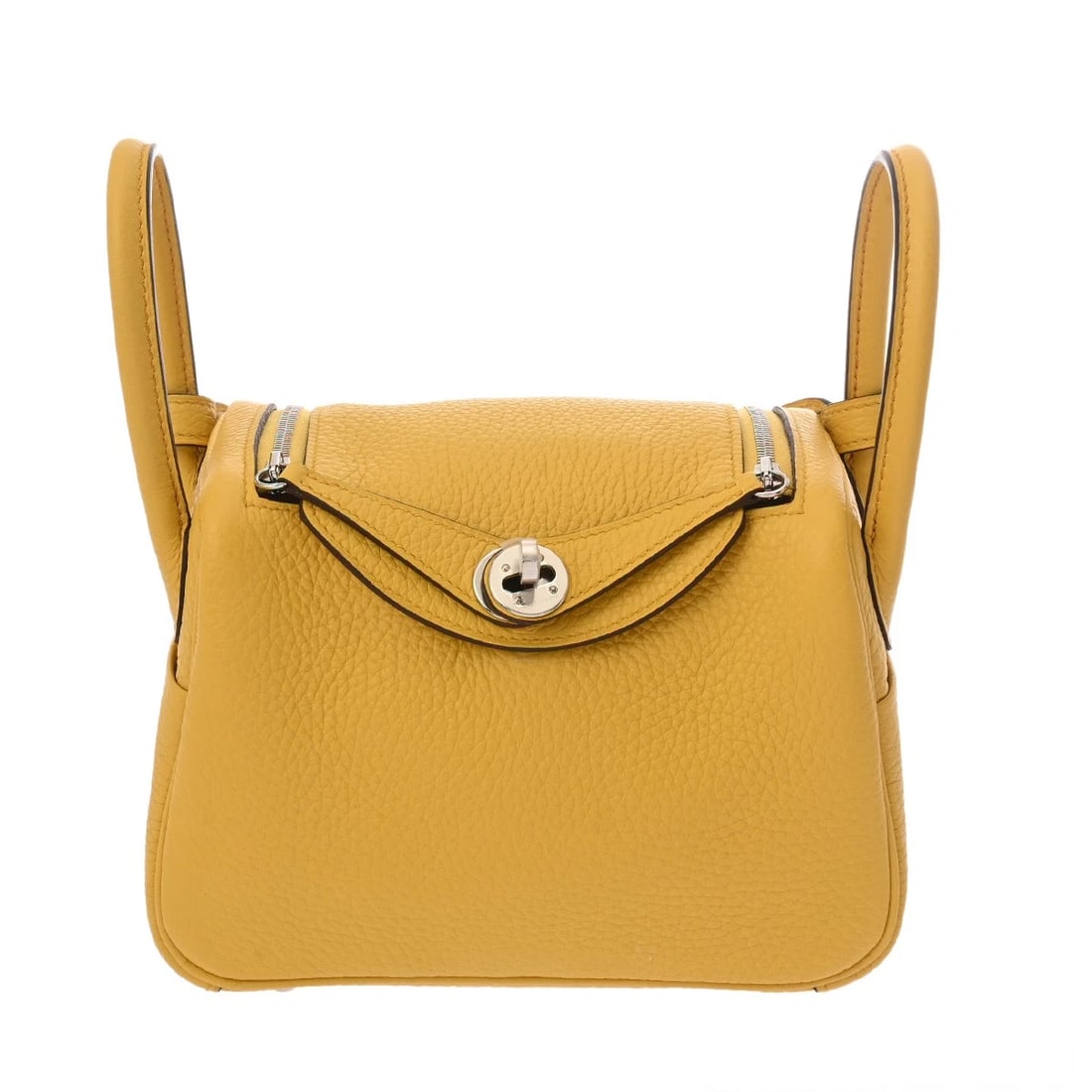 HERMES LINDY MINI TAURILLON CLEMENCE SUN SHOULDER BAG SHOULDER BAG: HERMES Lindy Mini Taurillon Clemence Sun Shoulder Bag Shoulder Bag Brand: HERMES Type: Shoulder Bag Material: Taurillon Clemence Color: Sun × SilverMetal Size: H:about 5.1inch W:about 7.5inch D:a
