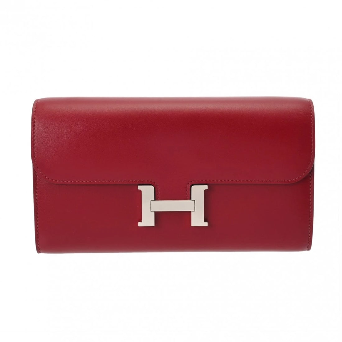HERMES CONSTANCE LONG TO GO BOX SCARF RUBY PURSE PURSE (1 of 9)