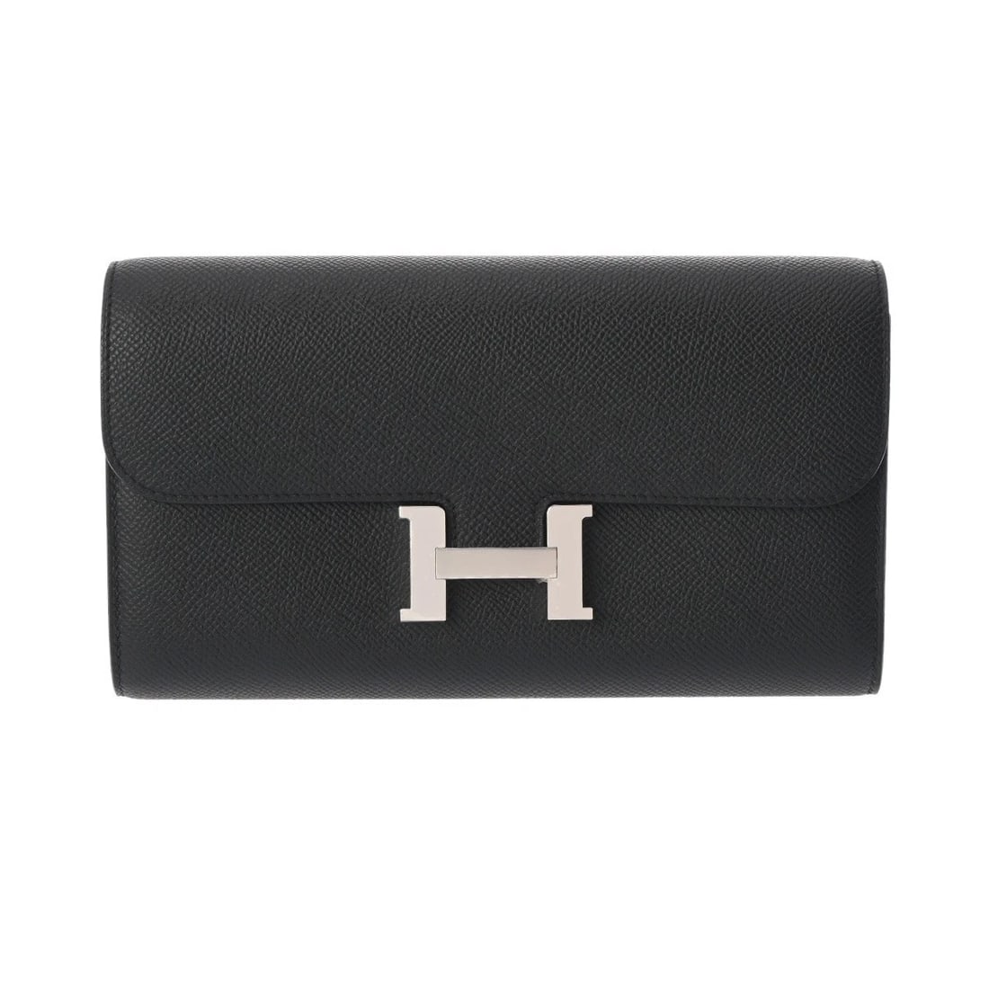 HERMES CONSTANCE LONG TO GO VEAU EPSOM BLACK PURSE PURSE: HERMES constance long to go Veau Epsom black Purse Purse Brand: HERMES Type: Purse Material: Veau Epsom Color: black × SilverMetal Size: H:about 4.7inch W:about 8.1inch Accessories: None