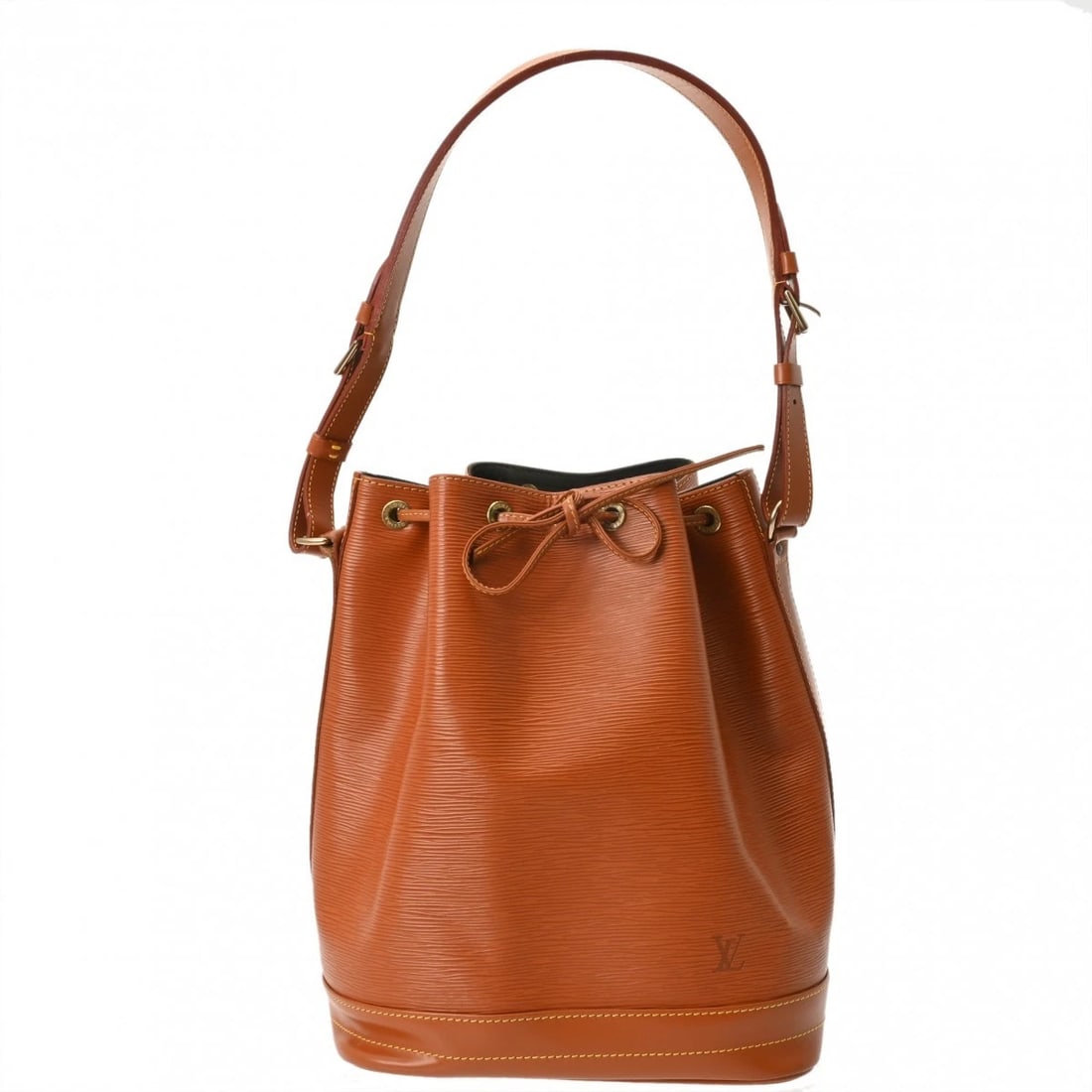 LOUIS VUITTON PETIT NOE EPI LEATHER ZIPANG GOLD SHOULDER BAG SHOULDER BAG (1 of 8)