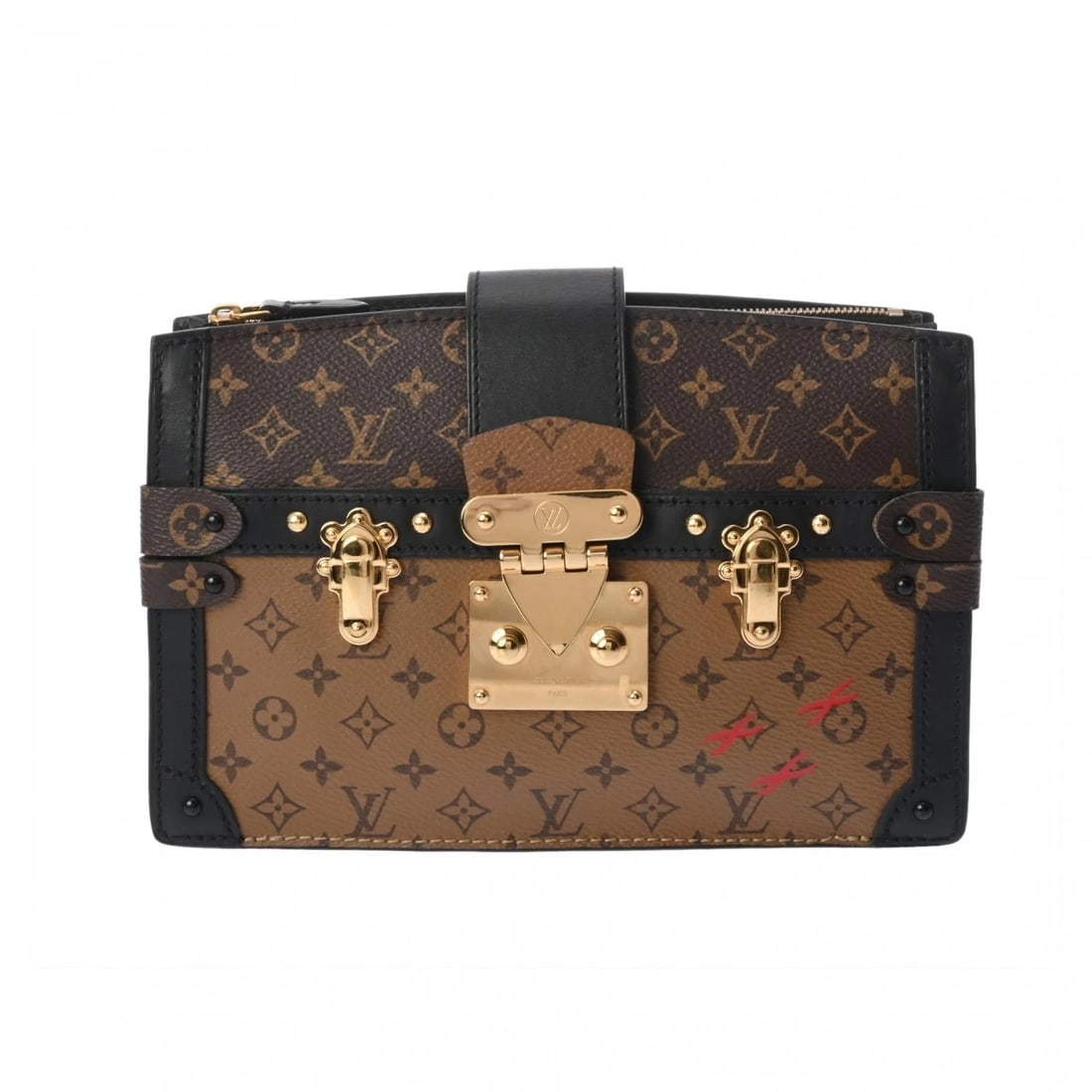 LOUIS VUITTON TRUNK CLUTCH 2WAY MONOGRAM CLUTCH BAG (1 of 8)