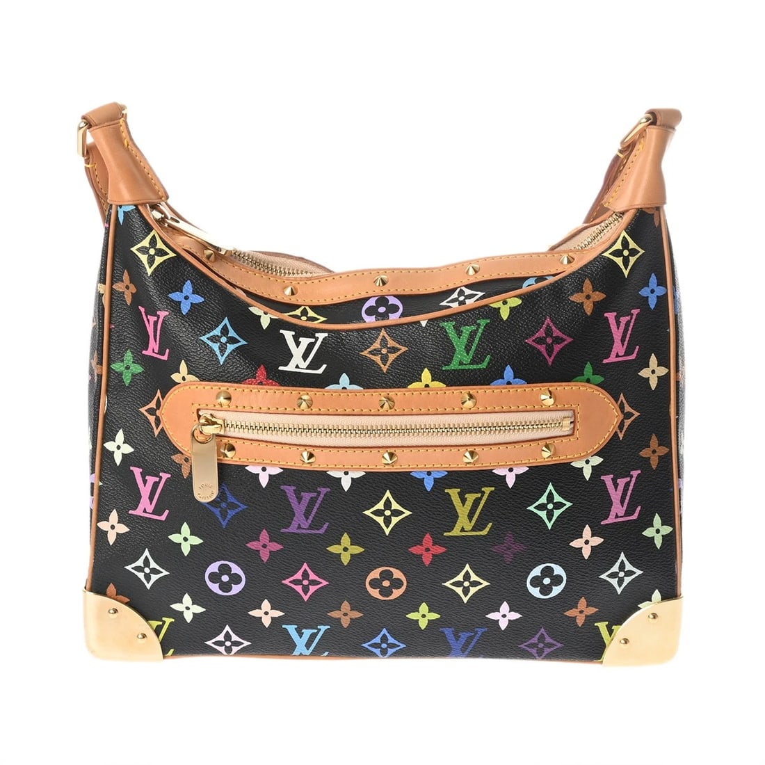 LOUIS VUITTON BOULOGNE MONOGRAM MULTICOLOR NOIR SHOULD... SHOULDER BAG (1 of 8)