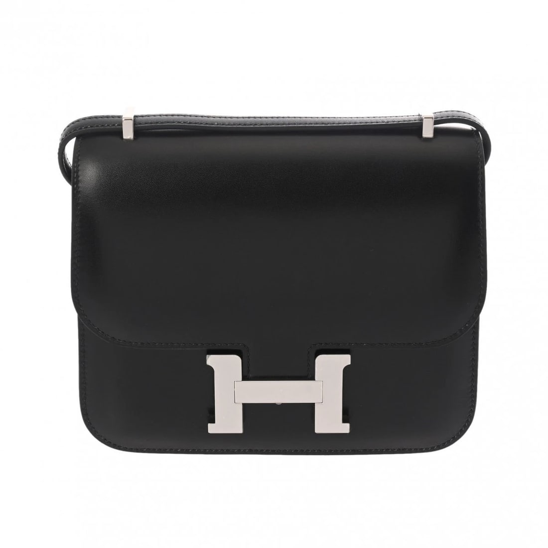 HERMES CONSTANCE 3 18 MIROIR BOX SCARF BLACK SHOULDER BAG SHOULDER BAG (1 of 9)
