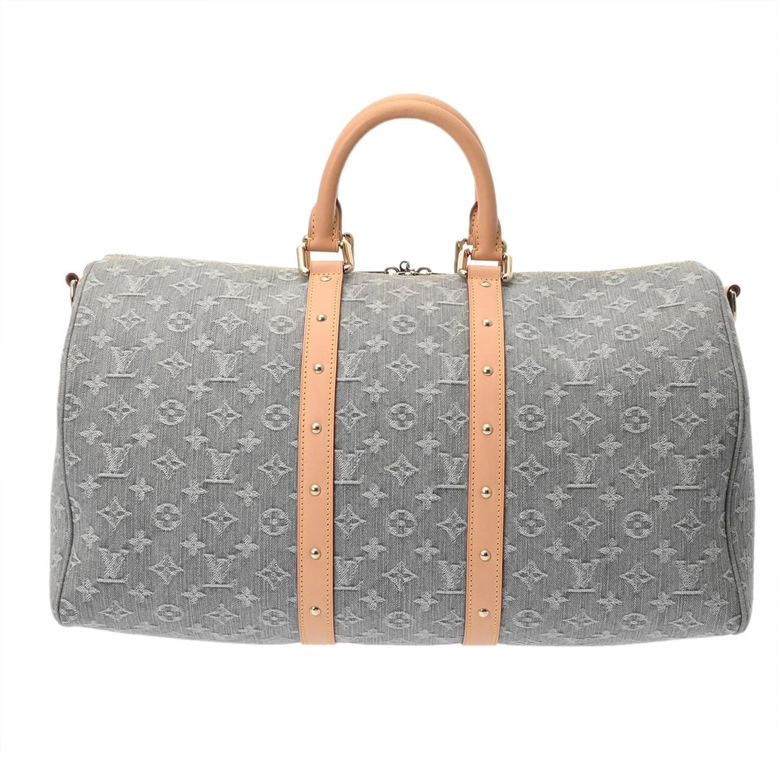 LOUIS VUITTON KIEPOL BANDOLIER 45 MONOGRAM DENIM MONOGRAM BOSTON BAG (1 of 9)