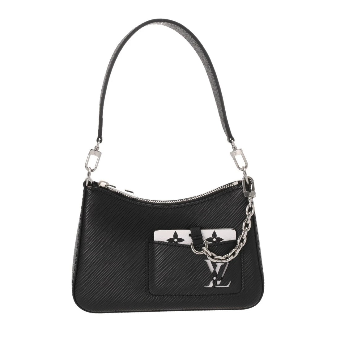 LOUIS VUITTON MALERINI 2WAY EPI EPI LEATHER NOIR SHOULDER BAG SHOULDER BAG: LOUIS VUITTON Malerini 2WAY Epi Epi Leather Noir Shoulder Bag Shoulder Bag Brand: LOUIS VUITTON Type: Shoulder Bag Material: Epi Leather Color: Noir Size: H:about 4.3inch (Center) W:about 7.9inch