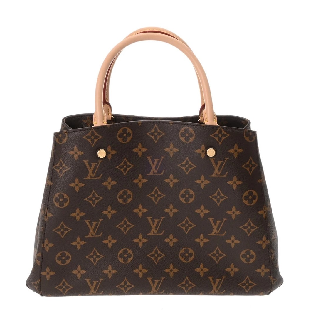 LOUIS VUITTON MONTAIGNE MM 2WAY MONOGRAM CANVAS HANDBAG (1 of 7)