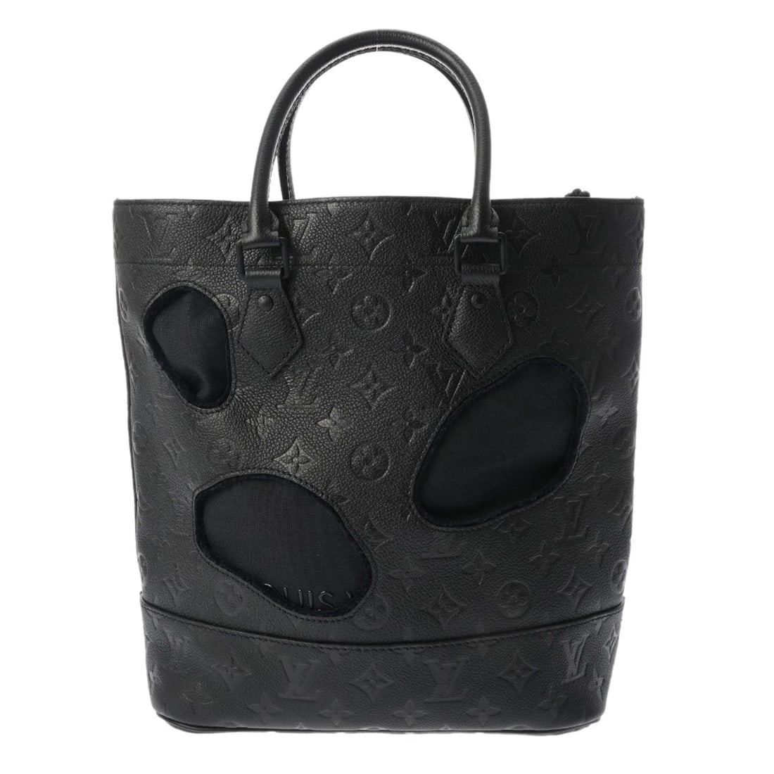 LOUIS VUITTON LVX REI KAWAKUBO WITH HOLES MONOGRAM TOTE BAG (1 of 8)