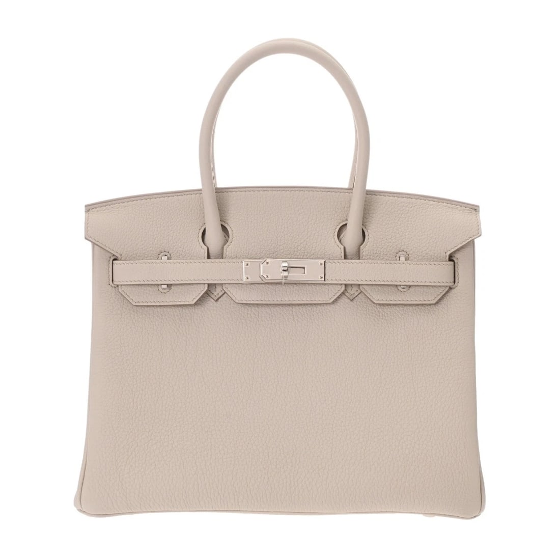 HERMES BIRKIN 30 TOGO BETON HANDBAG HANDBAG: HERMES Birkin 30 Togo Beton Handbag Handbag Brand: HERMES Type: Handbag Material: Togo Color: Beton × SilverMetal Size: H:about 8.7inch W:about 11.8inch D:about 6.3inch Accessories: None