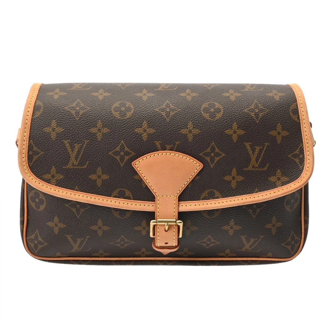 LOUIS VUITTON SOLOGNE MONOGRAM CANVAS BROWN SHOULDER BAG SHOULDER BAG (1 of 8)