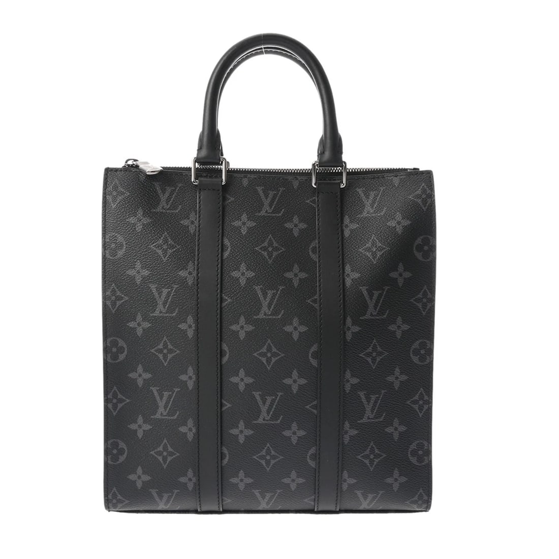 LOUIS VUITTON SAC PLAT CROSS OLD TYPE MONOGRAM TOTE BAG: LOUIS VUITTON Sac Plat Cross Old Type Monogram Tote Bag Brand: LOUIS VUITTON Type: Tote Bag Material: Monogram canvas Color: black Size: H:about 11.0inch W:about 10.2inch D:about 2.4inch Shoulder: