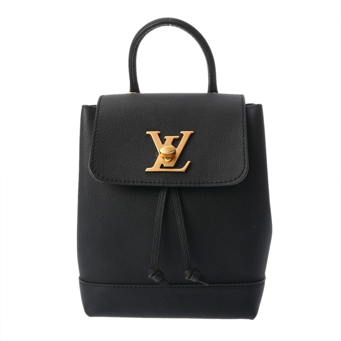 LOUIS VUITTON ROCK ME BACKPACK MINI BACKPACK Â· DAYPACK: LOUIS VUITTON Rock Me Backpack MINI Backpack Â· Daypack Brand: LOUIS VUITTON Type: Backpack Â· Daypack Material: Calf leather Color: black × Matte Gold Metal Size: H:about 8.3inch W:about 5.9
