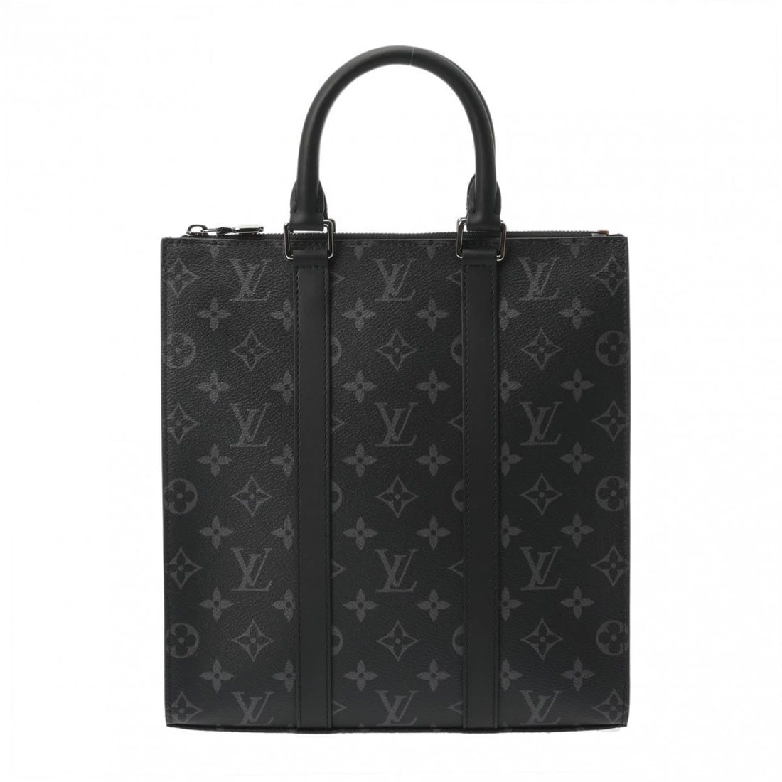 LOUIS VUITTON SAC PLAT CROSS OLD TYPE MONOGRAM TOTE BAG: LOUIS VUITTON Sac Plat Cross Old Type Monogram Tote Bag Brand: LOUIS VUITTON Type: Tote Bag Material: Monogram canvas Color: black Size: H:about 11.0inch W:about 10.2inch D:about 2.4inch Shoulder: