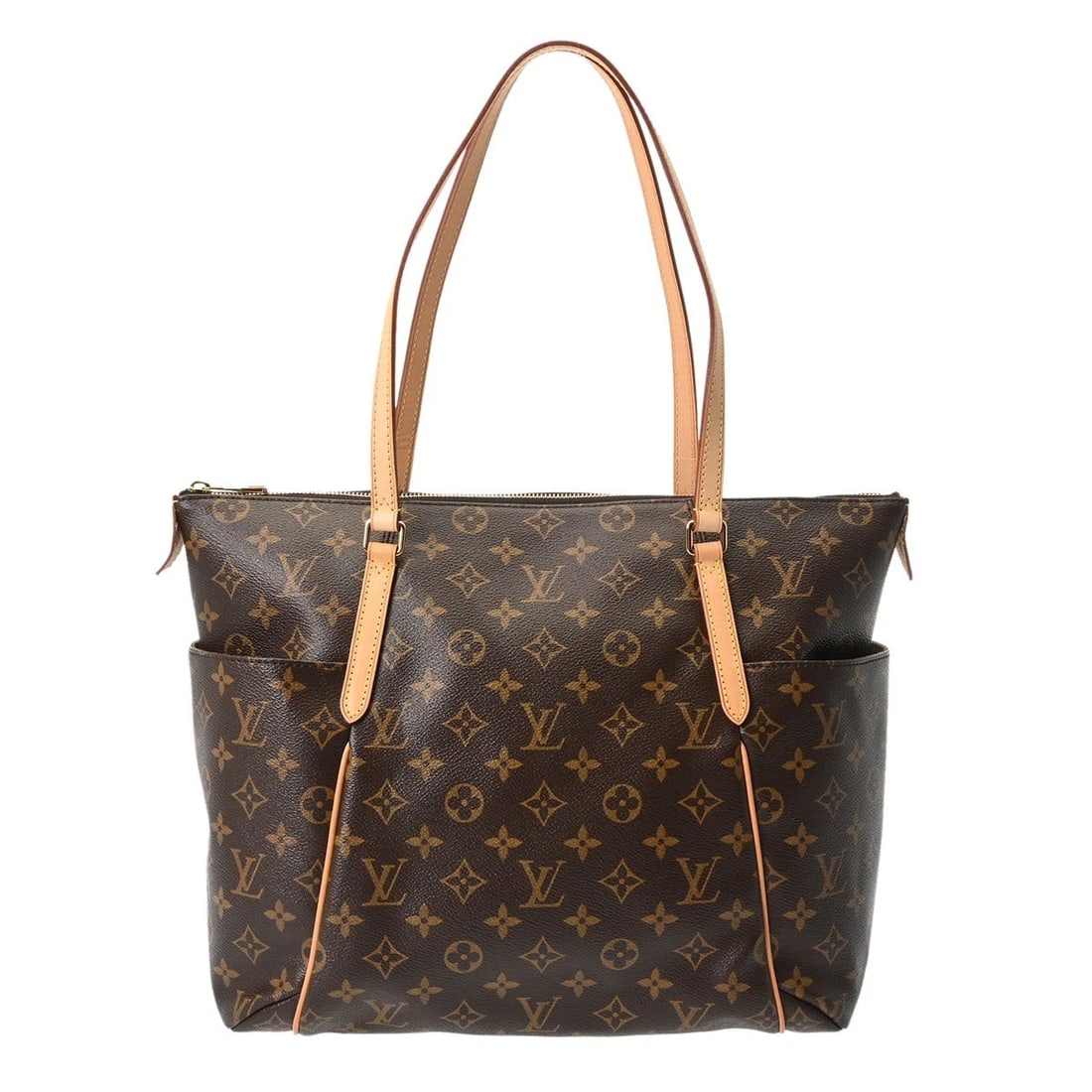 LOUIS VUITTON TOTALLY MM MONOGRAM CANVAS BROWN TOTE BAG (1 of 8)