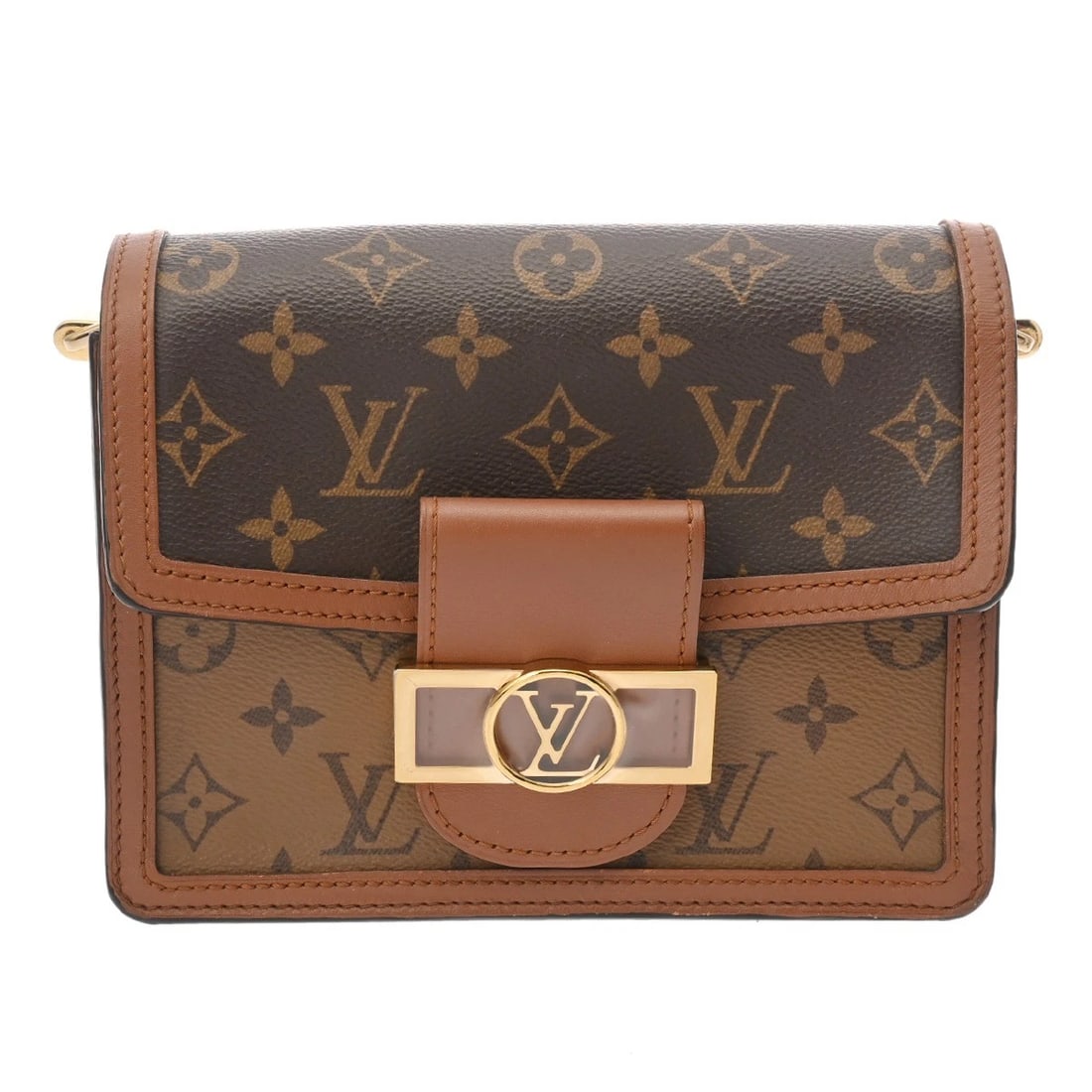 LOUIS VUITTON DAUPHINE MM MONOGRAM REVERSE SHOULDER BAG (1 of 9)