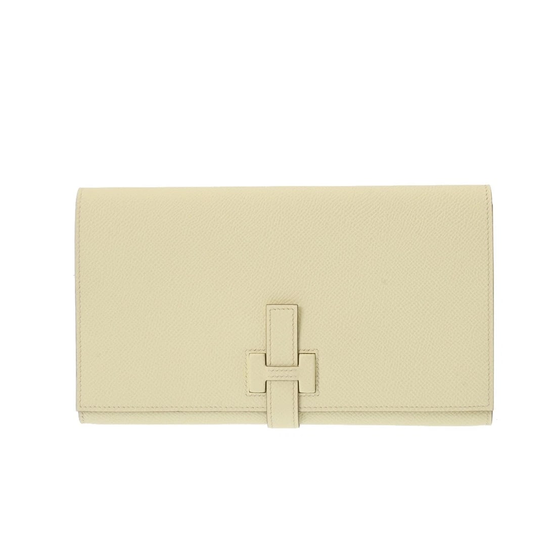 HERMES NEW H PASSANT VEAU EPSOM JONUBUSSIN UNISEX PURSE PURSE: HERMES New H Passant Veau Epsom Jonubussin unisex Purse Purse Brand: HERMES Type: Purse Material: Veau Epsom Color: Jonubussin × SilverMetal Size: H:about 4.7inch W:about 8.3inch 