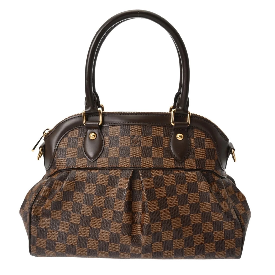 LOUIS VUITTON TREVI PM DAMIER CANVAS BROWN HANDBAG HANDBAG: LOUIS VUITTON Trevi PM Damier canvas Brown Handbag Handbag Brand: LOUIS VUITTON Type: Handbag Material: Damier canvas Color: Brown Size: H:about 9.4inch W:about 13.4inch D:about 5.9inch Shoulder:a