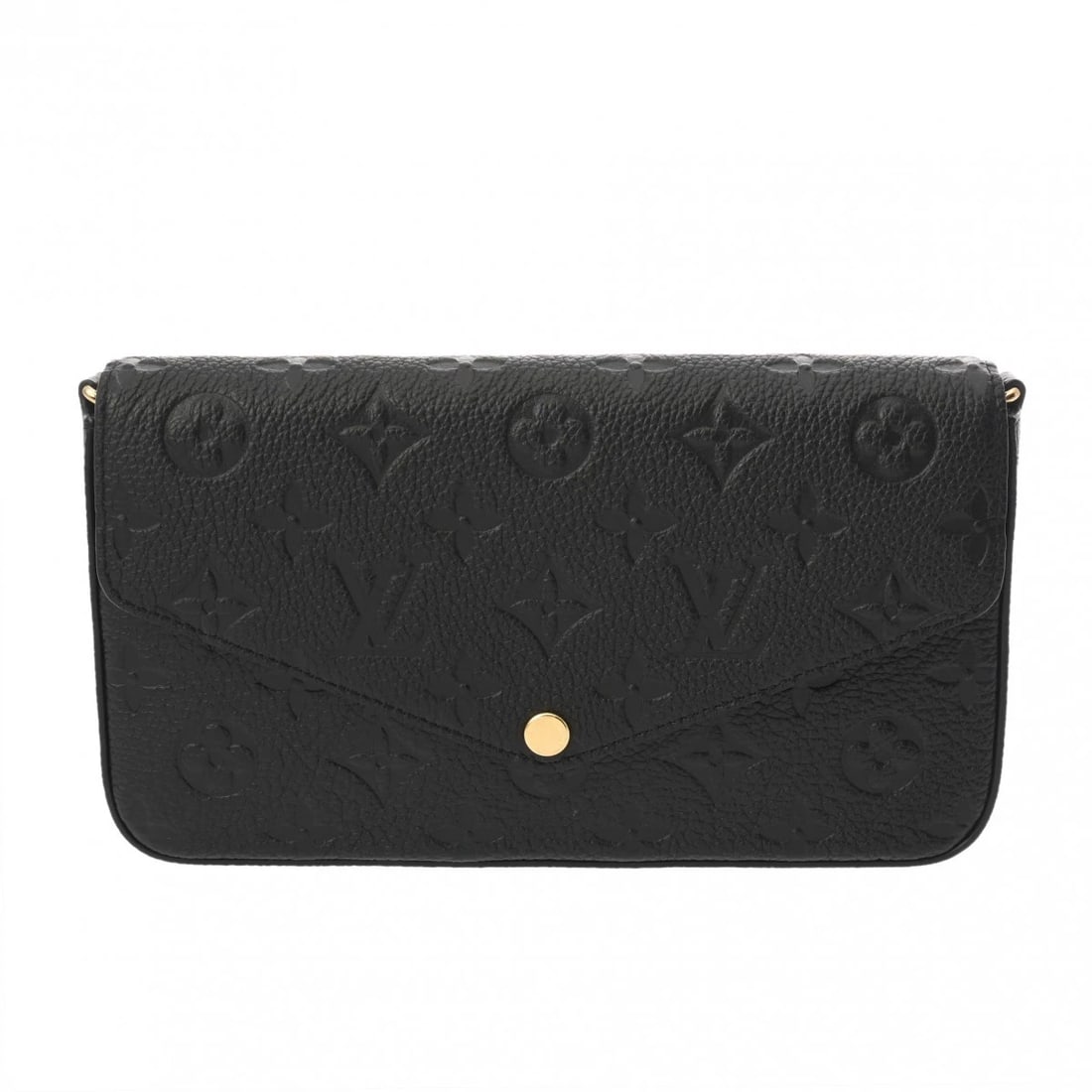 LOUIS VUITTON POCHETTE FERRY MONOGRAM EMPREINTE LEATHER CLUTCH BAG (1 of 8)