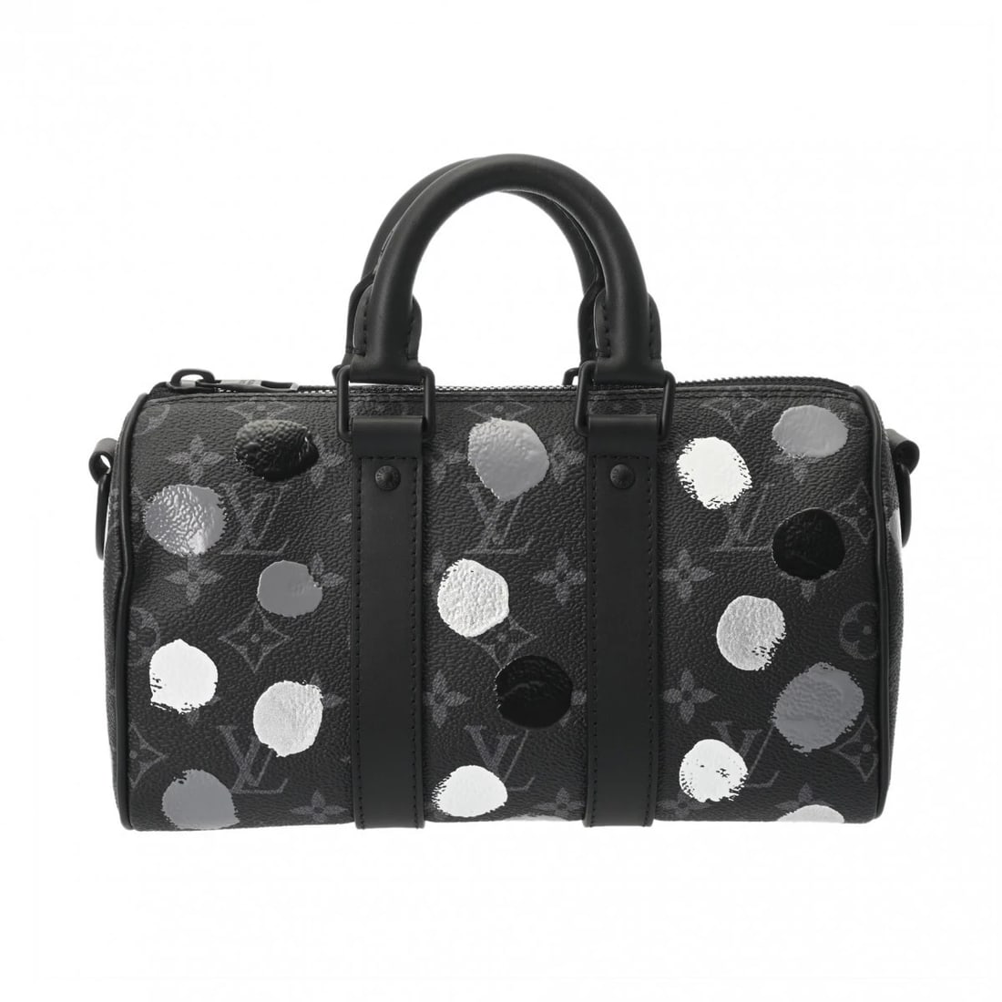 LOUIS VUITTON LVXYK KEEPALL BANDOULIERE 25 2WAY BAG: LOUIS VUITTON LVxYK Keepall Bandouliere 25 2WAY bag Brand: LOUIS VUITTON Type: 2WAY bag Material: Monogram Eclipse Canvas Color: black Size: H:about 5.5inch W:about 9.8inch D:about 4.3inch Shoulde