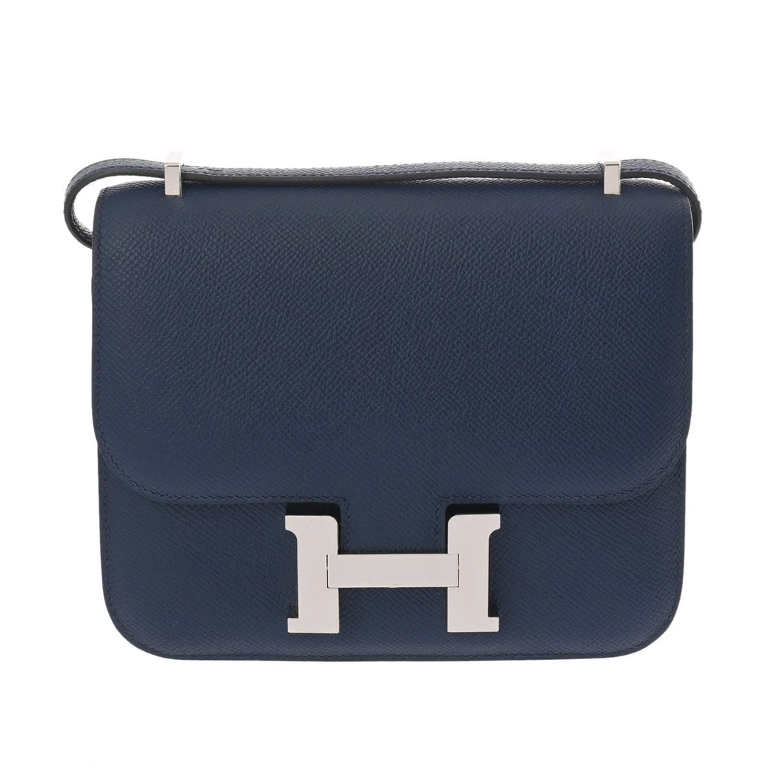 HERMES CONSTANCE MIROIR BLUE NAVY SHOULDER BAG SHOULDER BAG: HERMES Constance Miroir Blue navy Shoulder Bag Shoulder Bag Brand: HERMES Type: Shoulder Bag Material: VeeEpsom Color: Blue navy × SilverMetal Size: H:about 5.5inch W:about 7.3inch D:about