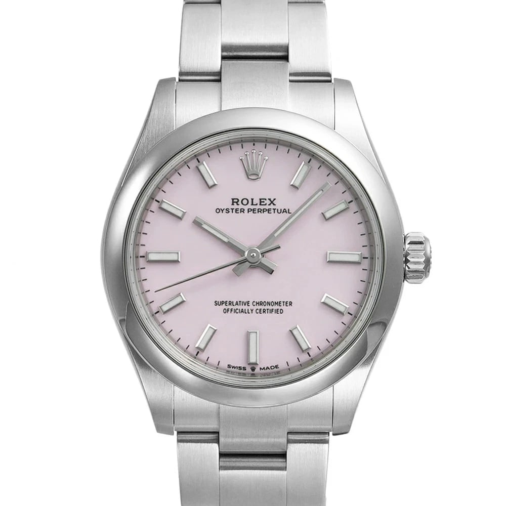 ROLEX OYSTER PERPETUAL PINK WATCH (1 of 3)