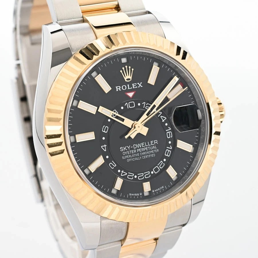 ROLEX SKY DWELLER BLACK WATCH - 4