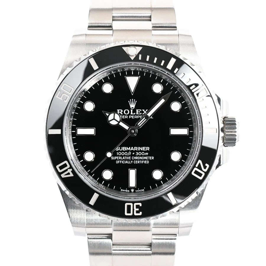 ROLEX SUBMARINER BLACK WATCH: ROLEX Submariner Black Watch Brand: ROLEX Type: N/A Material: Band Material Stainless Steel/Bracelet, Case Material N/A Color: Band Color Black Size: Band Size none, Case Size 41mm Accessories: N